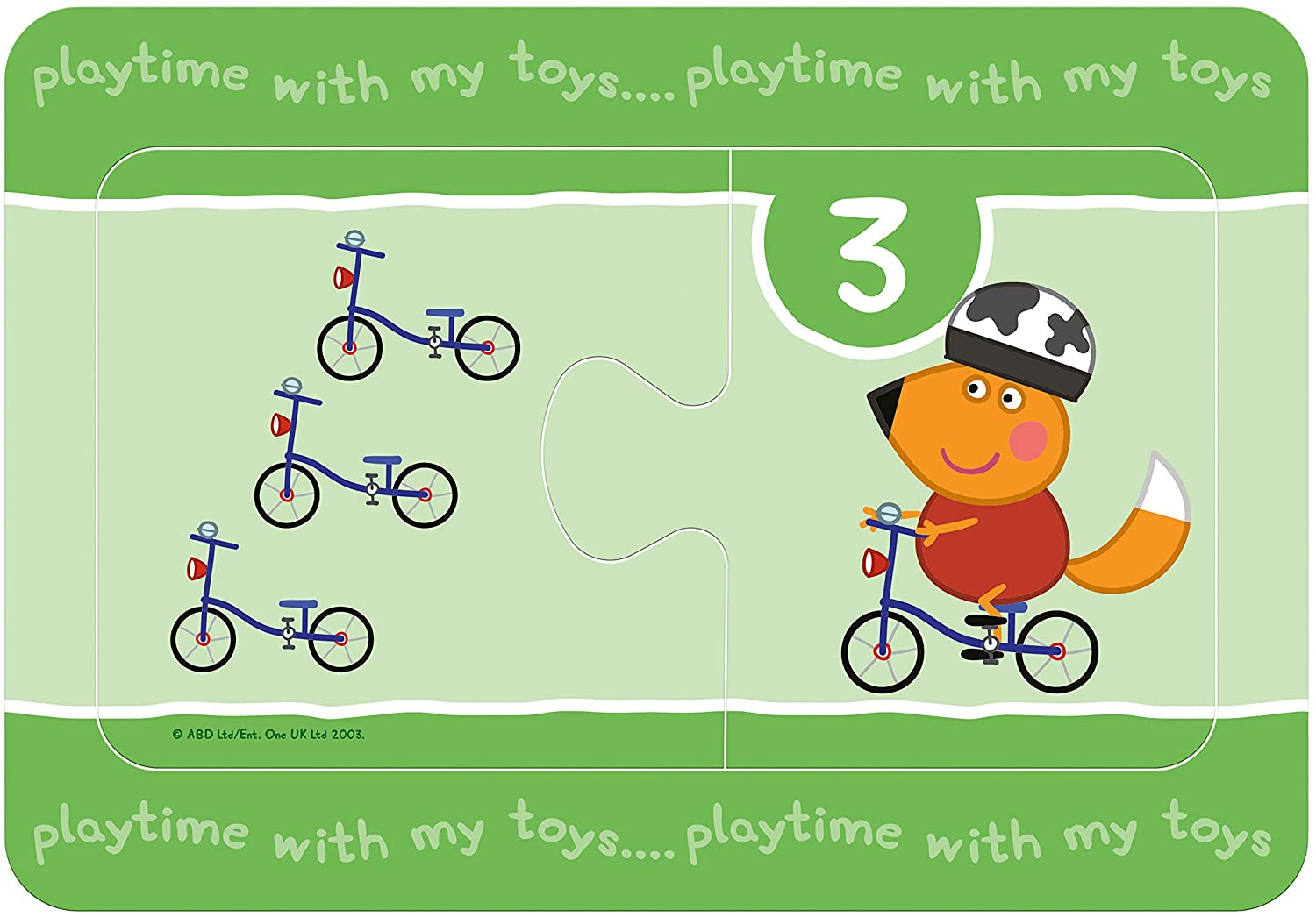 Peppa Pig 9 x 2 – 2 Piece Jigsaw Puzzle (Ravensburger)