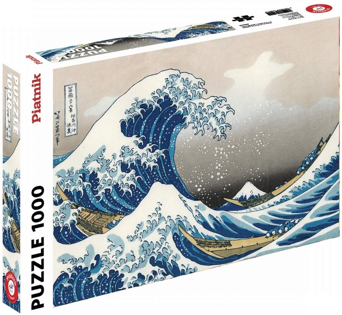 Great Wave by Hokusai – 1000 Piece Jigsaw Puzzle (Piatnik)