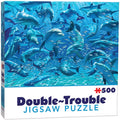 Double Trouble Dolphins – 500 Piece Jigsaw Puzzle (Cheatwell Games)