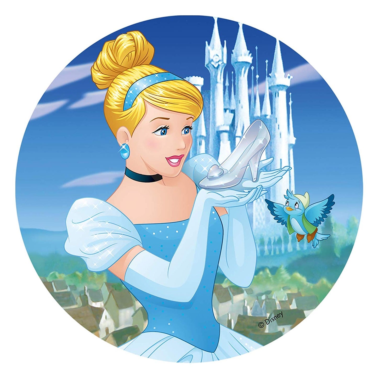Jumbo - Disney Princess - 4 In 1 Round Puzzles