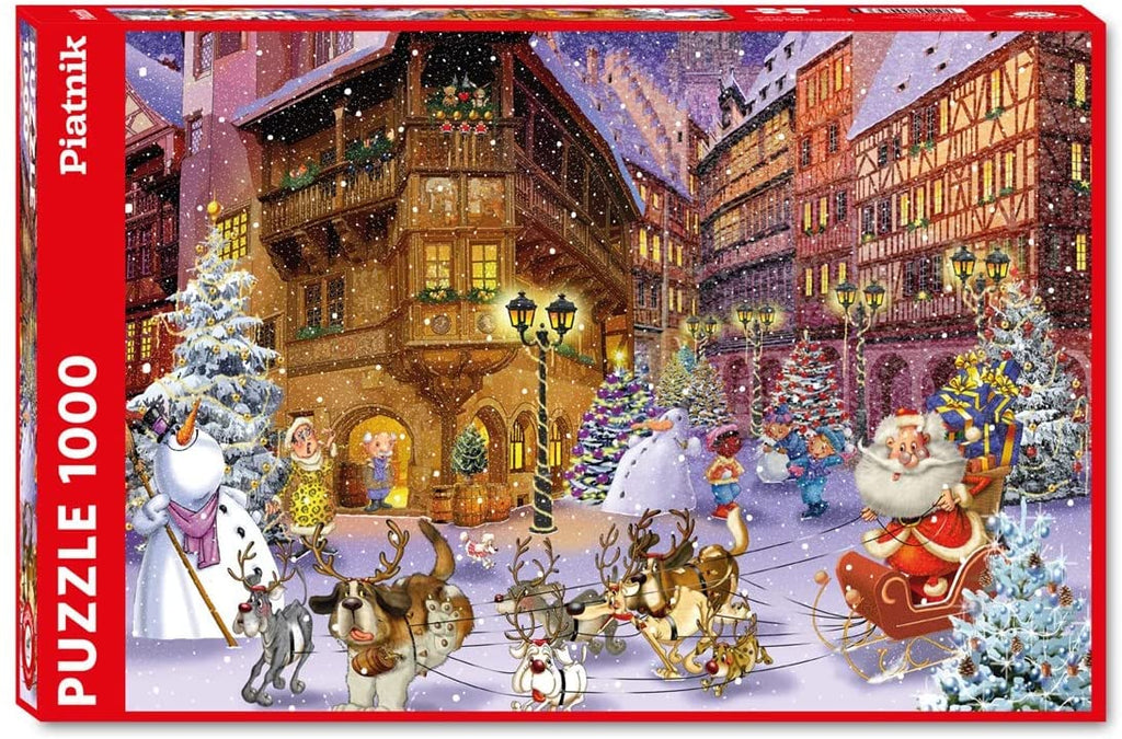 Christmas Market by Ruyer – 1000 Piece Jigsaw Puzzle (Piatnik)