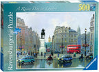 Rainy Day in London – 500 Piece Jigsaw Puzzle (Ravensburger)