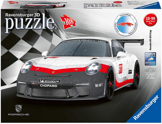 Ravensburger Porsche GT3 Cup - 108 Piece 3D Jigsaw Puzzle