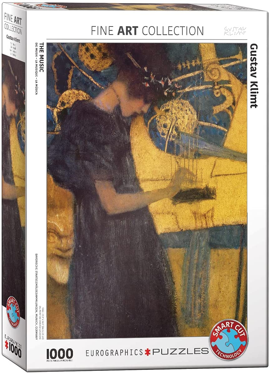 Eurographics - The Music by Gustav Klimt - 1000 Piece Jigsaw Puzzle