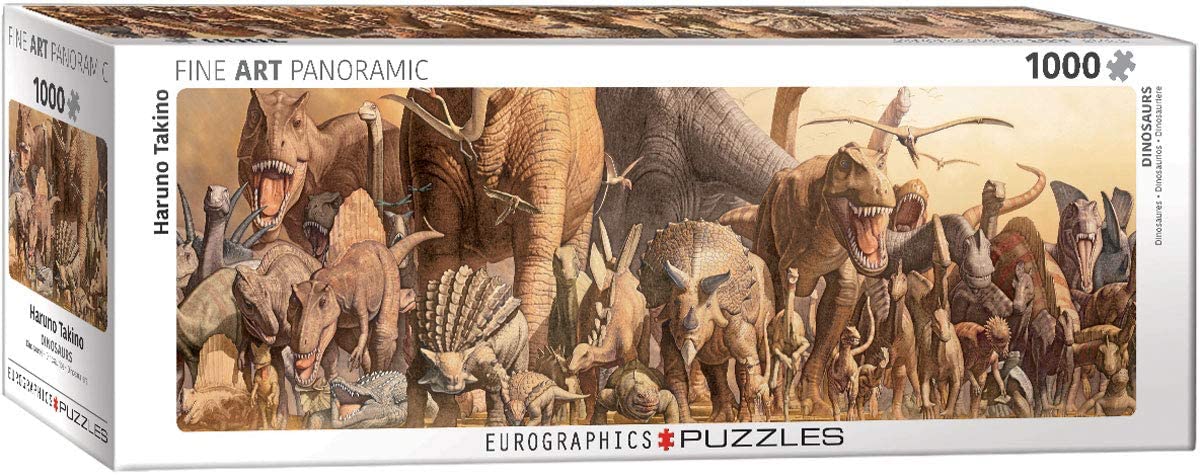 Eurographics - Dinosaurs by Haruo Takino - 1000 Piece Jigsaw Puzzle