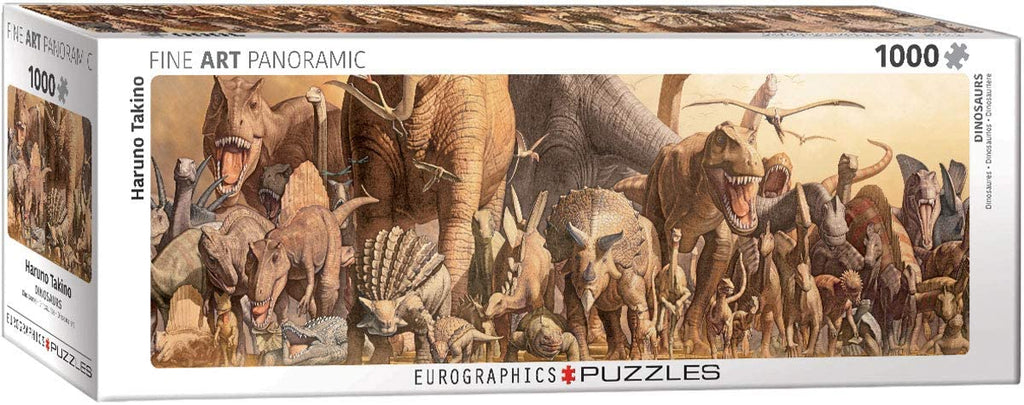 Eurographics - Dinosaurs by Haruo Takino - 1000 Piece Jigsaw Puzzle