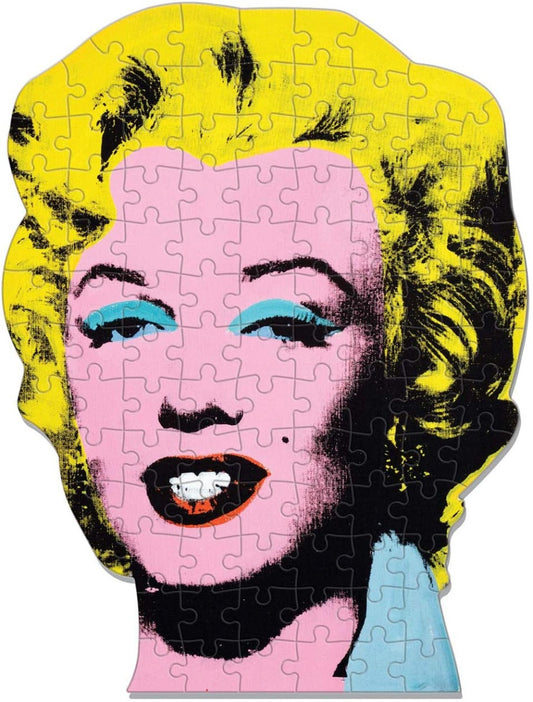 Galison - Andy Warhol - Marilyn - Mini 100 Piece Shaped Puzzle