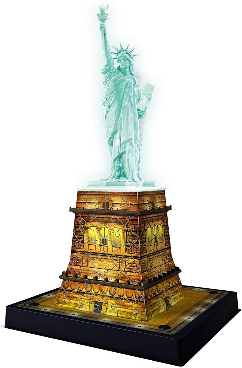 Ravensburger Statue of Liberty - Night Edition - 108 Piece 3D Jigsaw Puzzle
