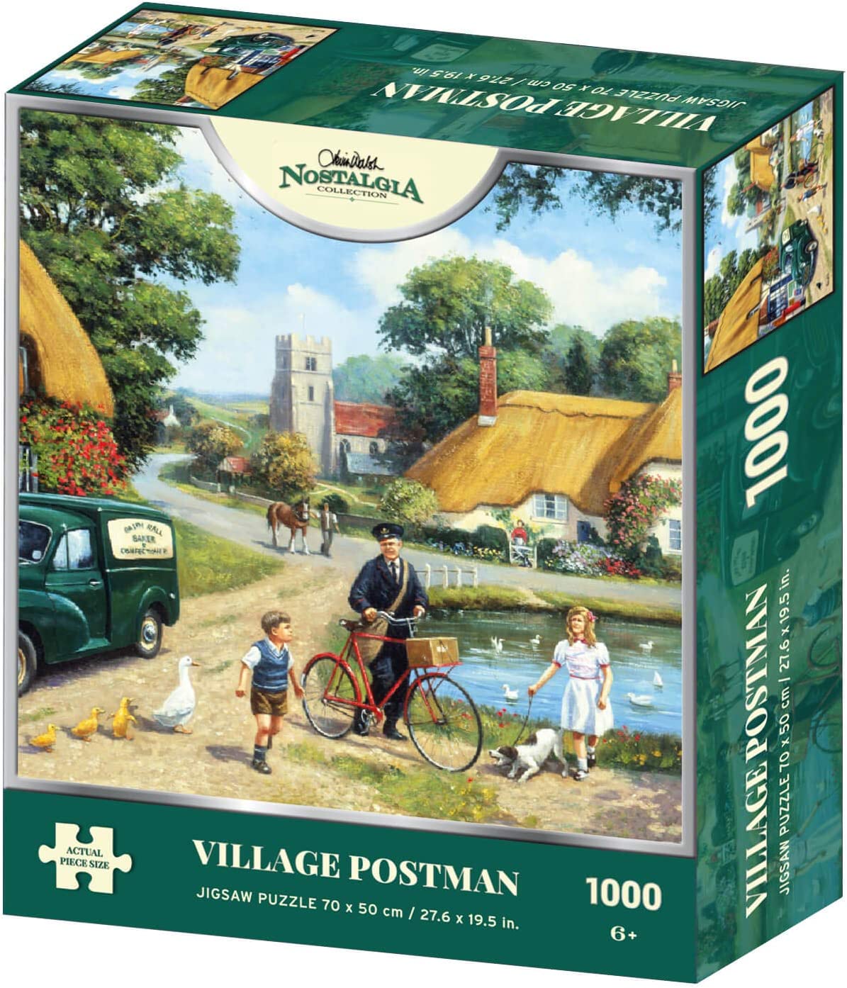 Village Postman by Kevin Walsh – 1000 Piece Jigsaw Puzzle (Kidicraft)