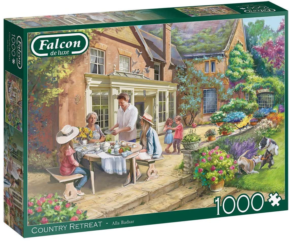 Falcon - Country House Retreat - 1000 Piece Jigsaw Puzzle