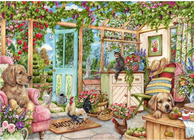 Country Conservatory – 1000 Piece Jigsaw Puzzle (Falcon De Luxe)