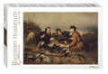 Hunters stop to Rest by Perov – 1000 Piece Jigsaw Puzzle (Step Puzzle)