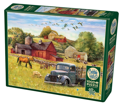 Cobble Hill - Summer Afternoon on the Farm - 1000 Piece Jigsaw Puzzle