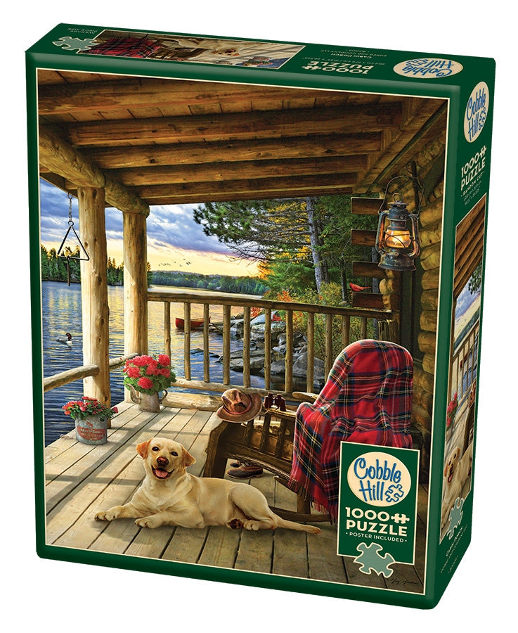 Cabin Porch – 1000 Piece Jigsaw Puzzle (Cobble Hill)