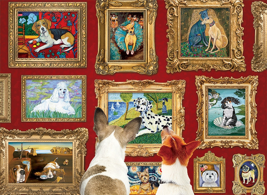 Dog Gallery – 1000 Piece Jigsaw Puzzle (Cobble Hill)