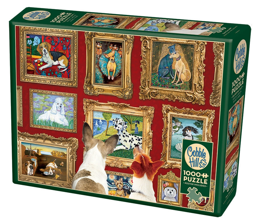 Dog Gallery – 1000 Piece Jigsaw Puzzle (Cobble Hill)