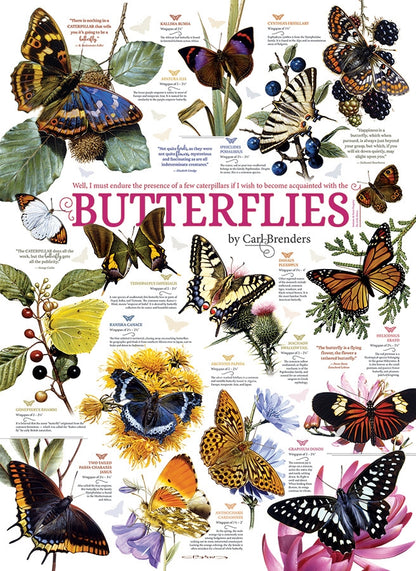 Cobble Hill - Butterfly Collection - 1000 Piece Jigsaw Puzzle