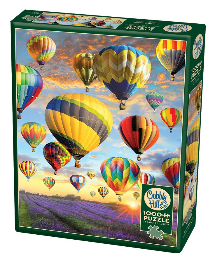 Cobble Hill - Hot Air Balloons - 1000 Piece Jigsaw Puzzle