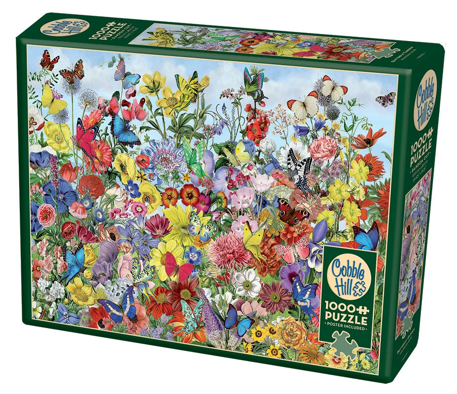 Cobble Hill - Butterfly Garden - 1000 Piece Jigsaw Puzzle
