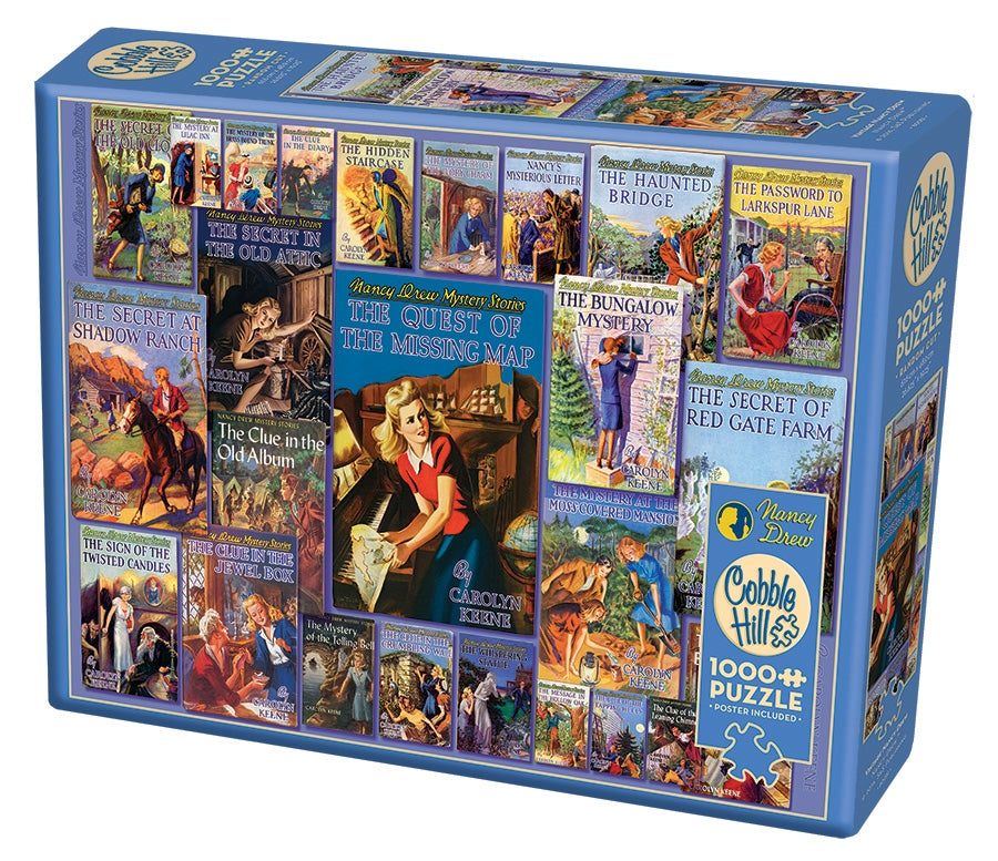 Vintage Nancy Drew – 1000 Piece Jigsaw Puzzle (Cobble Hill)