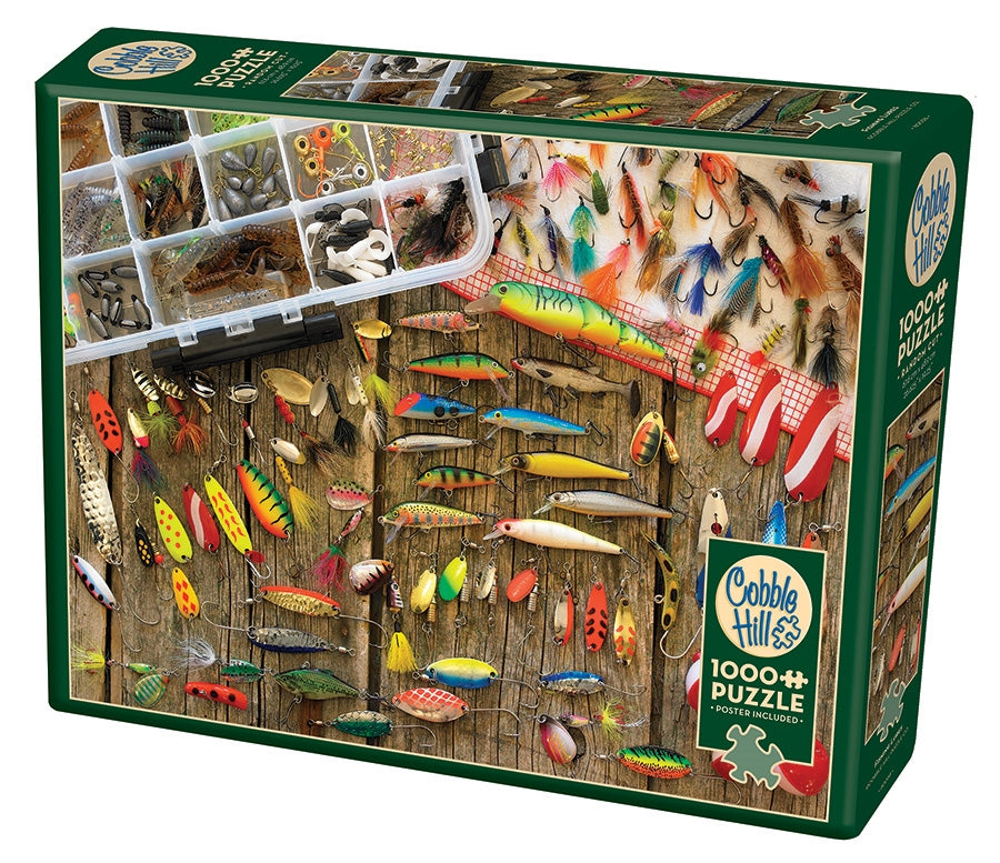 Fishing Lures – 1000 Piece Jigsaw Puzzle (Cobble Hill)