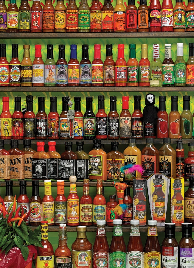 Hot Hot Sauce – 1000 Piece Jigsaw Puzzle (Cobble Hill)