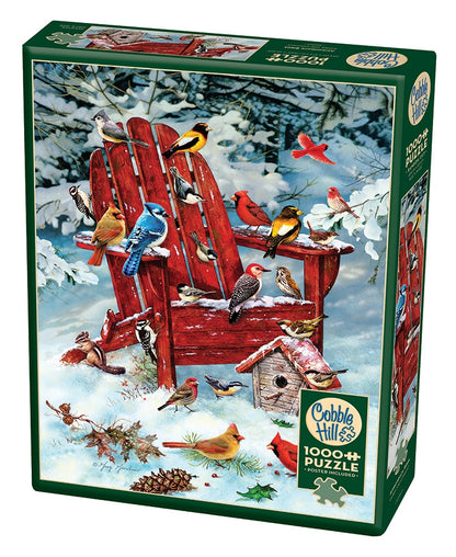 Cobble Hill - Adirondack Birds - 1000 Piece Jigsaw Puzzle