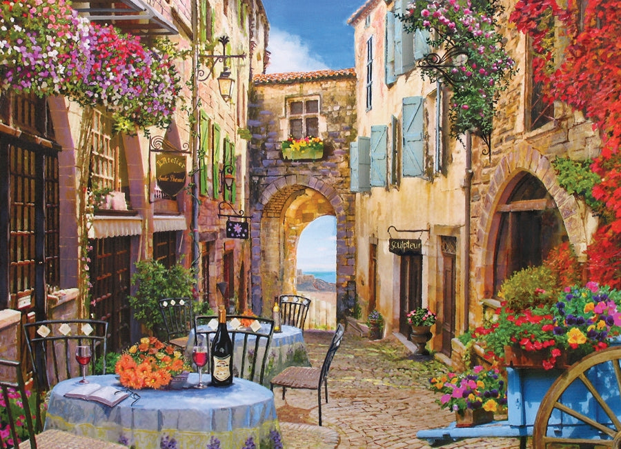 French Village – 1000 Piece Jigsaw Puzzle (Cobble Hill)