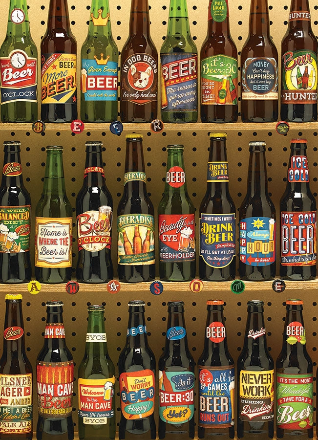 Beer Collection – 1000 Piece Jigsaw Puzzle (Cobble Hill)