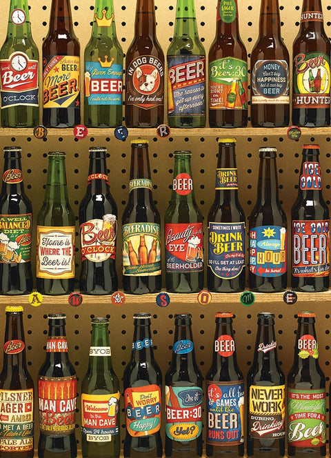 Beer Collection – 1000 Piece Jigsaw Puzzle (Cobble Hill)