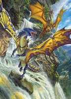 Waterfall Dragons – 1000 Piece Jigsaw Puzzle (Cobble Hill)