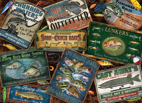 Fish Signs – 1000 Piece Jigsaw Puzzle (Cobble Hill)