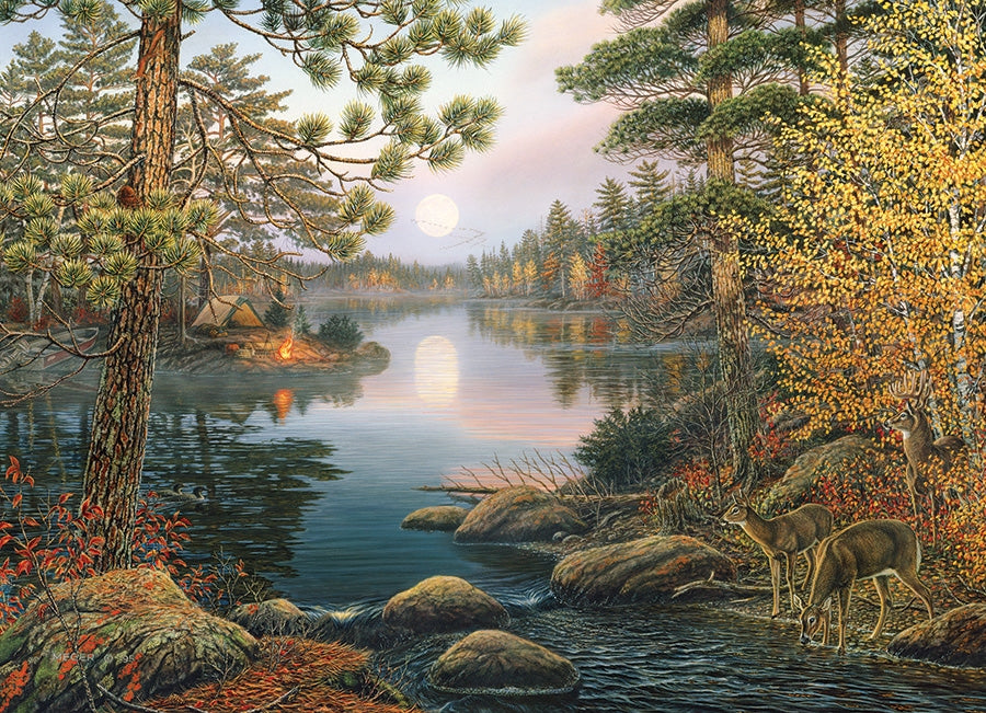 Deer Lake – 1000 Piece Jigsaw Puzzle (Cobble Hill)