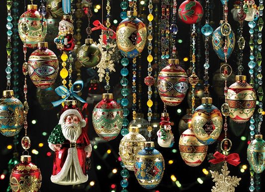 Cobble Hill - Christmas Ornaments - 1000 Piece Jigsaw Puzzle