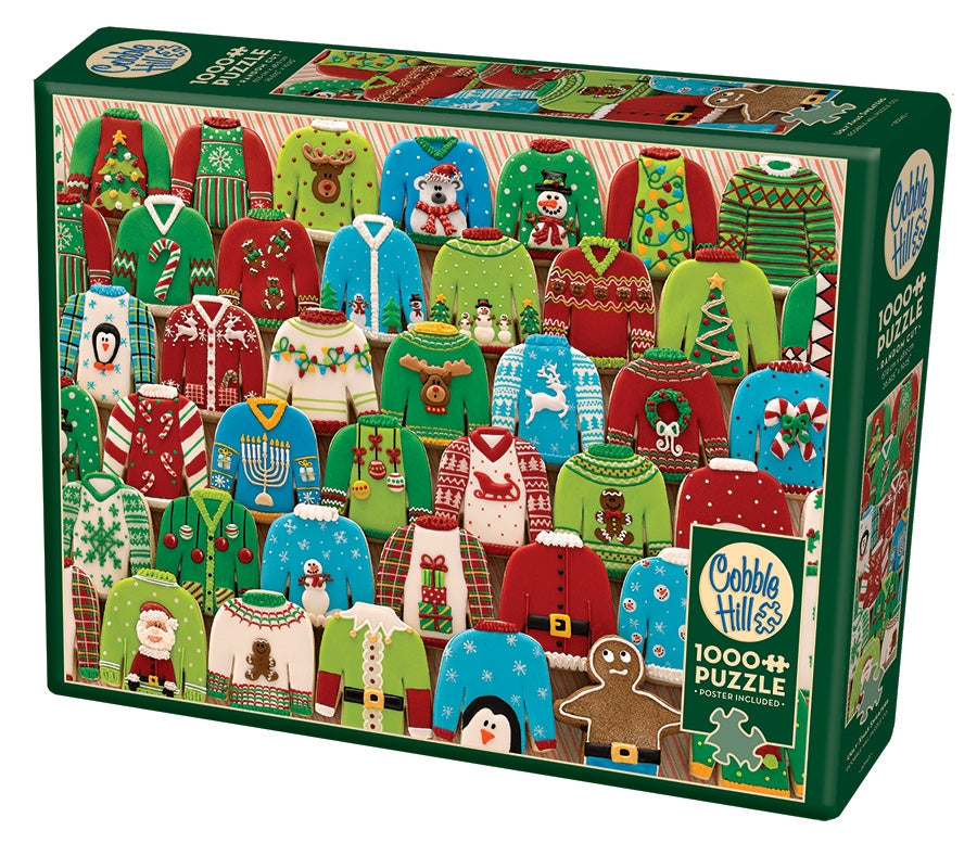 Ugly Xmas Sweaters – 1000 Piece Jigsaw Puzzle (Cobble Hill)