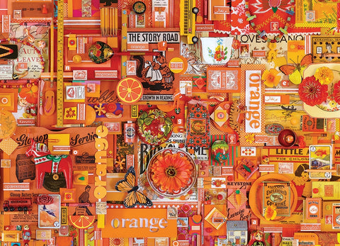 Artwork: Orange – 1000 Piece Jigsaw Puzzle (Cobble Hill)