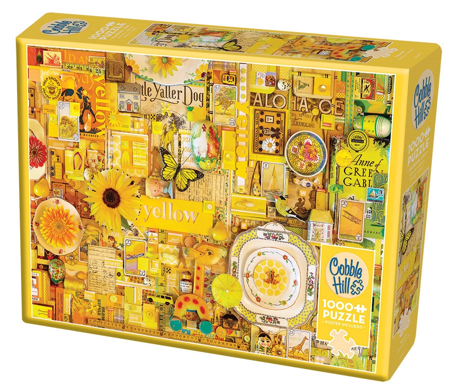 Yellow – 1000 Piece Jigsaw Puzzle (Cobble Hill)