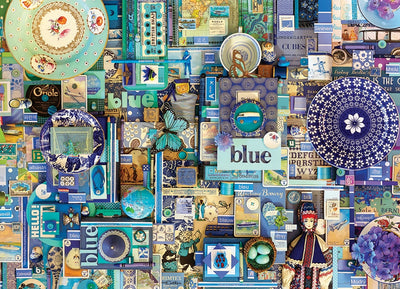 Blue – 1000 Piece Jigsaw Puzzle (Cobble Hill)