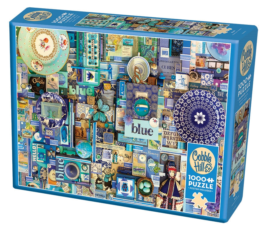 Blue – 1000 Piece Jigsaw Puzzle (Cobble Hill)