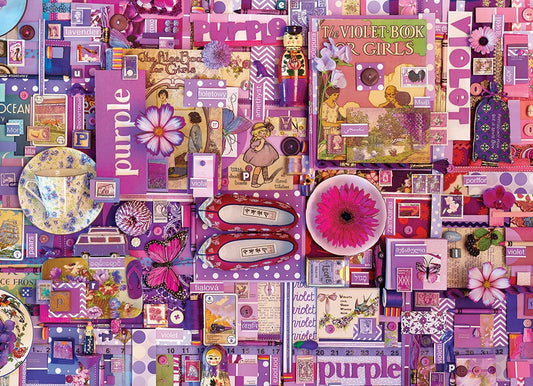 Cobble Hill - Purple - 1000 Piece Jigsaw Puzzle
