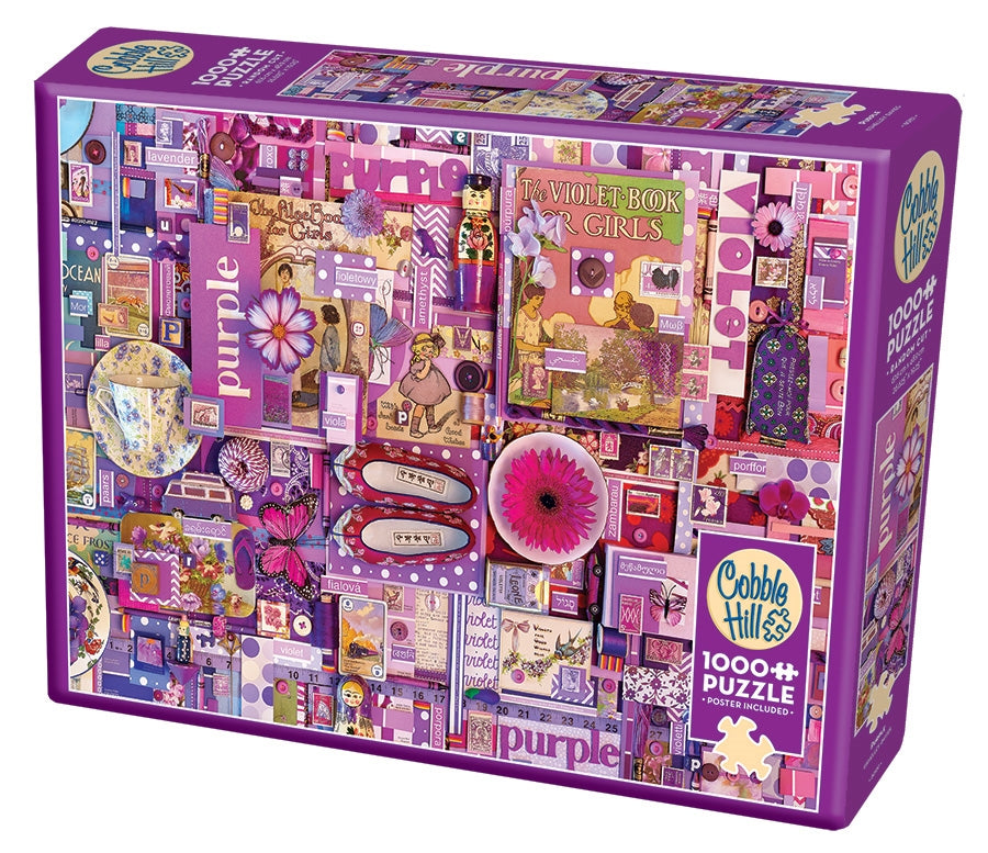 Purple – 1000 Piece Jigsaw Puzzle (Cobble Hill)