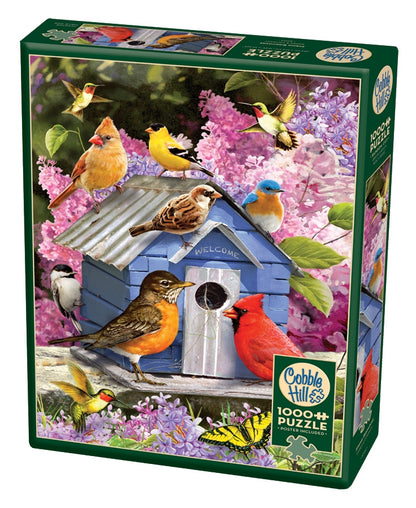 Cobble Hill - Spring Birdhouse - 1000 Piece Jigsaw Puzzle