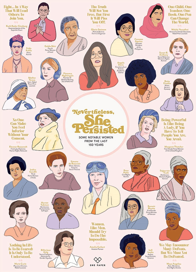 Nevertheless She Persisted – 1000 Piece Jigsaw Puzzle (Cobble Hill)