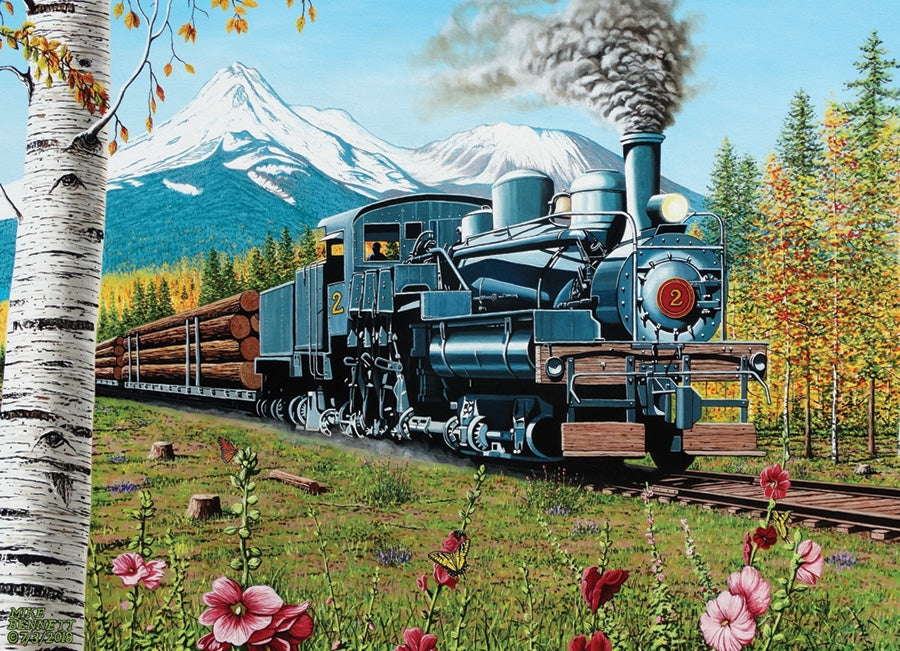 Lumbering Along – 1000 Piece Jigsaw Puzzle (Cobble Hill)
