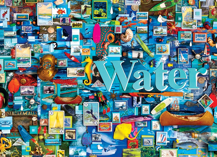 Water – 1000 Piece Jigsaw Puzzle (Cobble Hill)