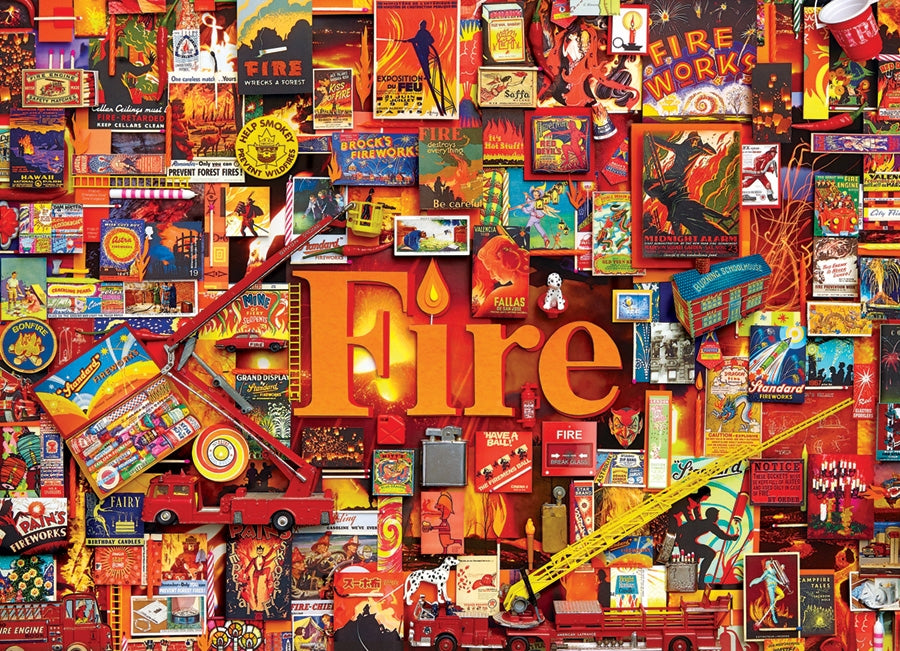 Fire – 1000 Piece Jigsaw Puzzle (Cobble Hill)