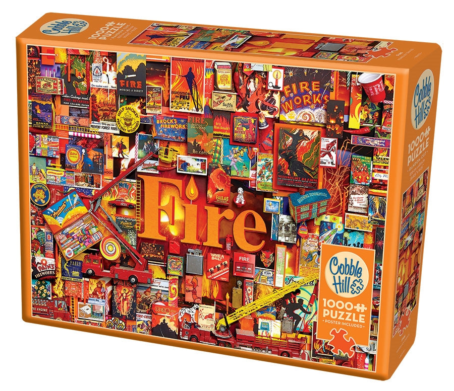 Cobble Hill - Fire - 1000 Piece Jigsaw Puzzle