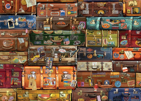 Luggage – 1000 Piece Jigsaw Puzzle (Cobble Hill)