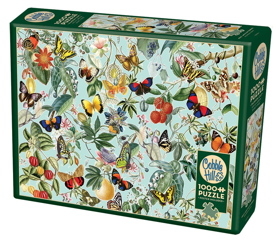 Fruit and Flutterbies – 1000 Piece Jigsaw Puzzle (Cobble Hill)