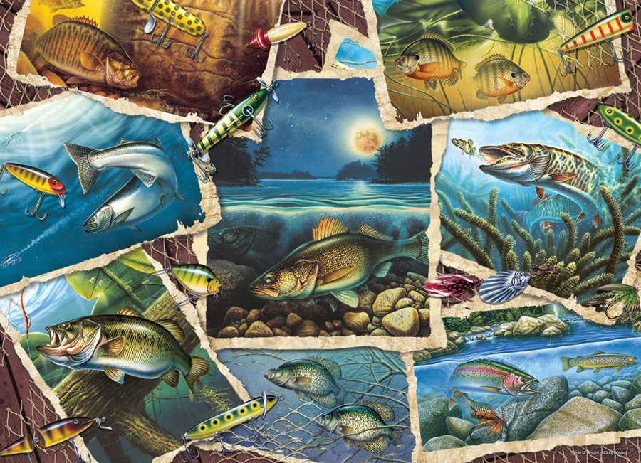 Cobble Hill - Fish Pics - 1000 Piece Jigsaw Puzzle